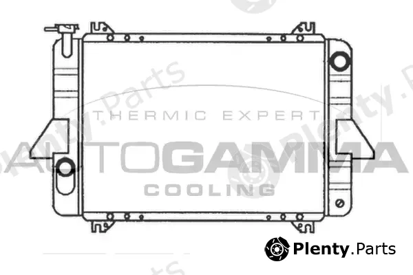 Autogamma 101383 — Radiator, engine cooling