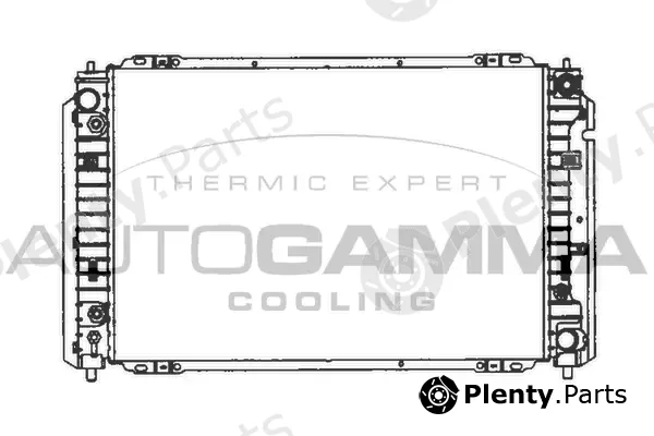 Autogamma 103075 — Radiator, engine cooling