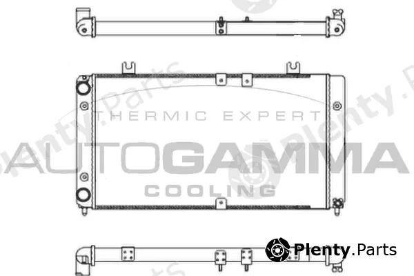 Autogamma 107372 — Radiator, engine cooling