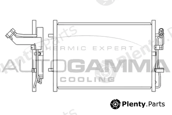 Autogamma 105618 — Condenser, air conditioning