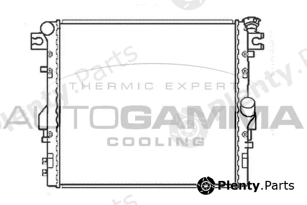 Autogamma 107222 — Radiator, engine cooling