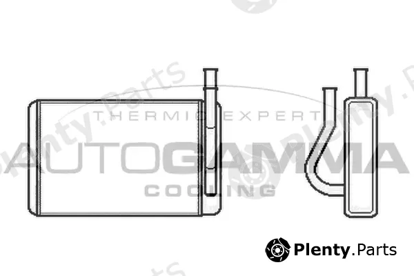 Autogamma 104090 — Heat Exchanger, interior heating