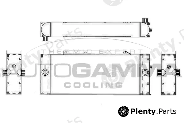Autogamma 105874 — Oil Cooler, engine oil
