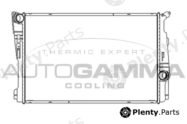 Autogamma 107412 — Radiator, engine cooling