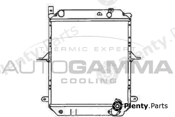 Autogamma 105287 — Radiator, engine cooling