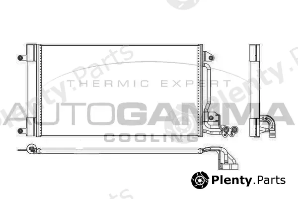 Autogamma 105463 — Condenser, air conditioning