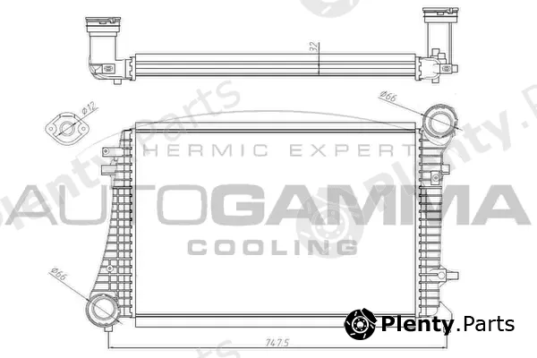 Autogamma 104985 — Charge Air Cooler