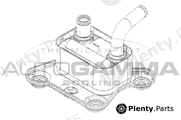 Autogamma 102495 — Oil Cooler, engine oil