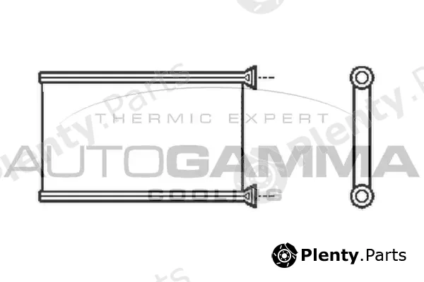 Autogamma 105303 — Heat Exchanger, interior heating