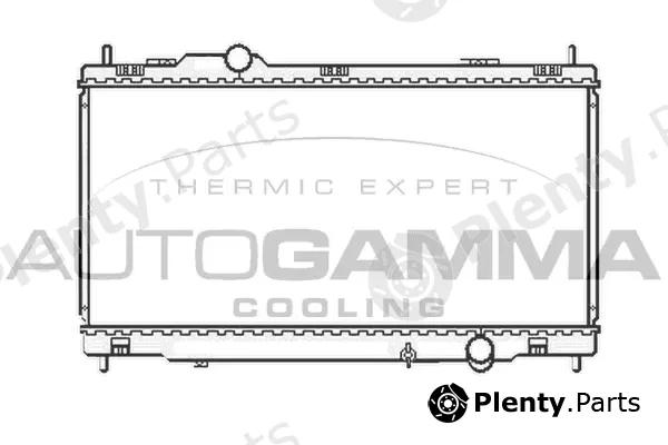 Autogamma 105414 — Radiator, engine cooling