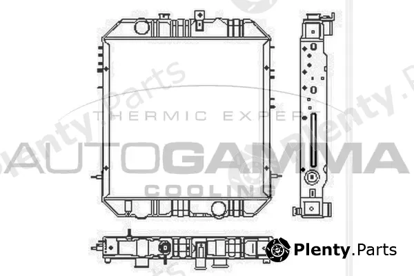 Autogamma 102926 — Radiator, engine cooling
