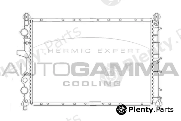 Autogamma 100018 — Radiator, engine cooling