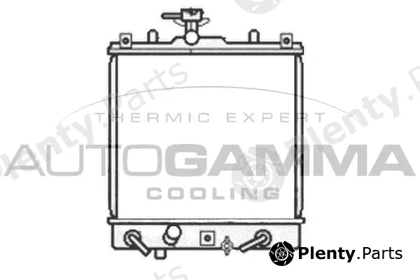 Autogamma 104700 — Radiator, engine cooling