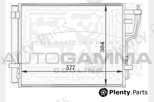 Autogamma 104455 — Condenser, air conditioning