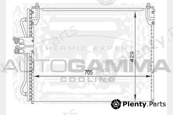 Autogamma 104479 — Condenser, air conditioning
