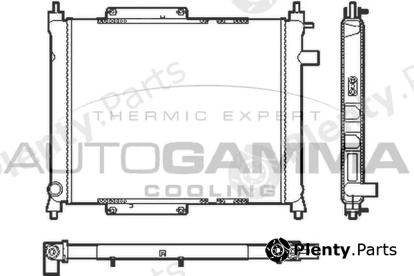 Autogamma 102941 — Radiator, engine cooling