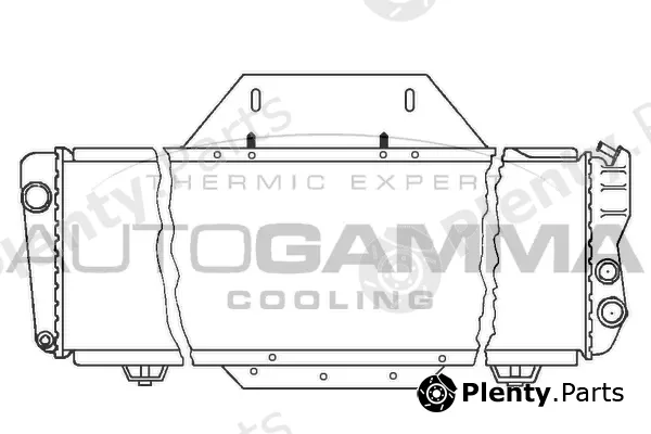 Autogamma 100032 — Radiator, engine cooling