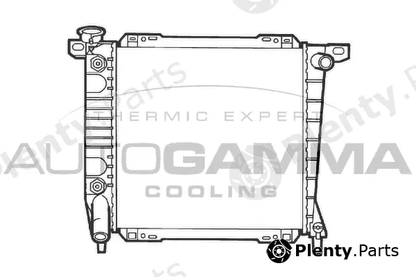 Autogamma 102142 — Radiator, engine cooling