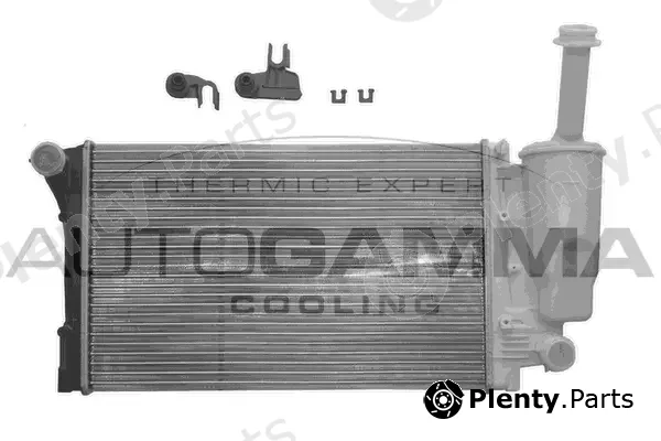 Autogamma 103411 — Radiator, engine cooling