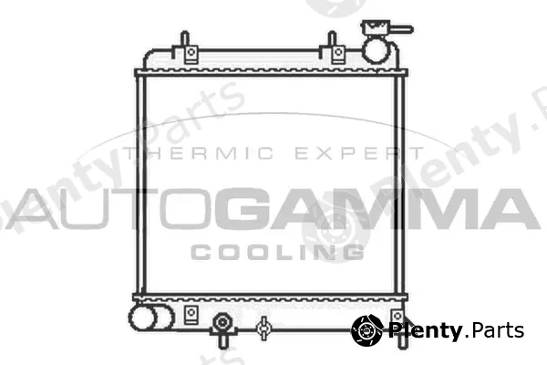 Autogamma 104826 — Radiator, engine cooling