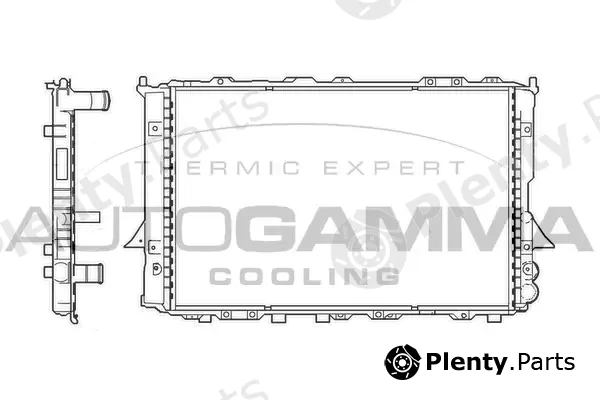 Autogamma 100058 — Radiator, engine cooling