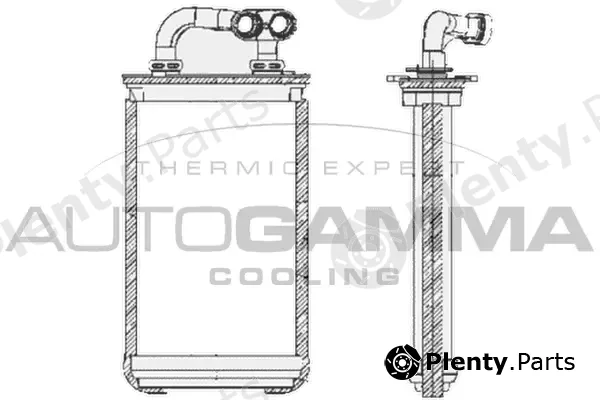 Autogamma 103894 — Heat Exchanger, interior heating