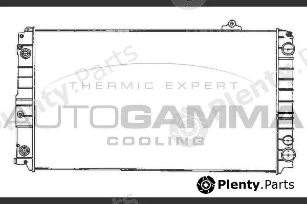 Autogamma 102027 — Radiator, engine cooling