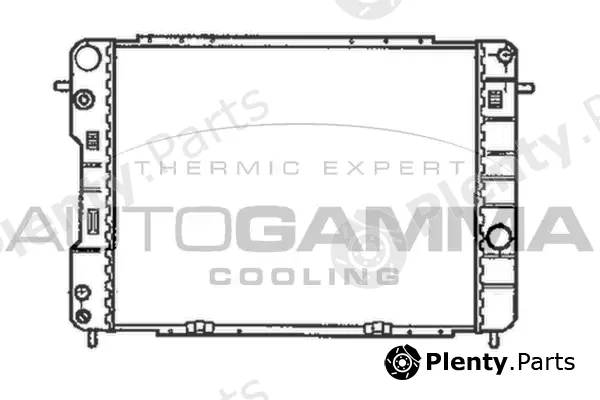 Autogamma 102256 — Radiator, engine cooling