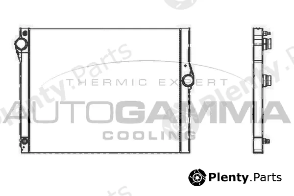 Autogamma 105312 — Radiator, engine cooling