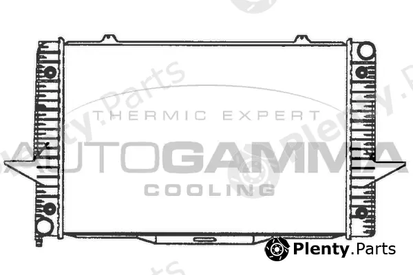 Autogamma 101293 — Radiator, engine cooling
