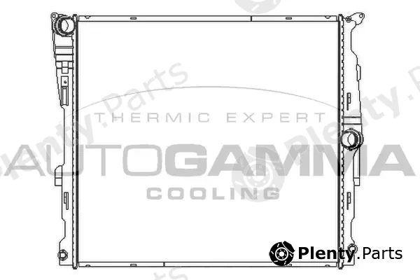 Autogamma 107414 — Radiator, engine cooling