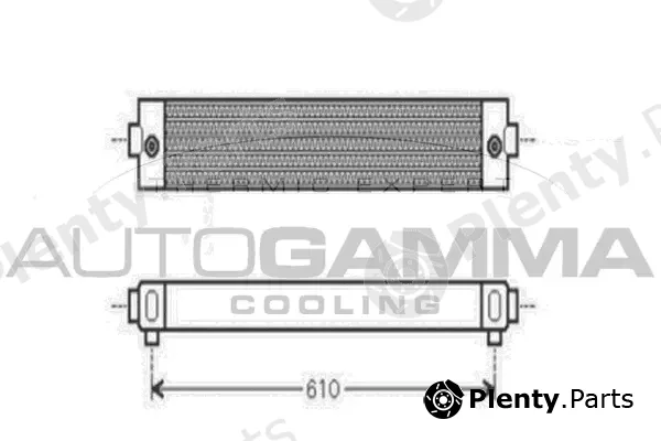 Autogamma 104795 — Oil Cooler, engine oil