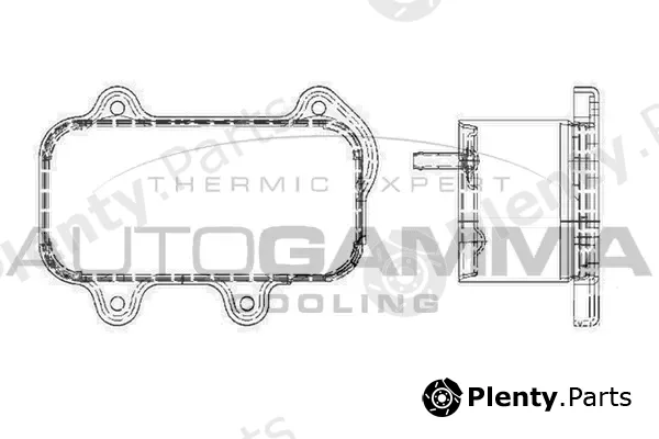 Autogamma 104794 — Oil Cooler, engine oil