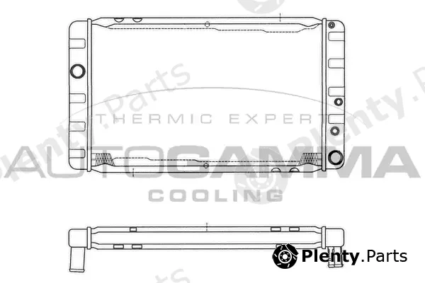 Autogamma 101102 — Radiator, engine cooling