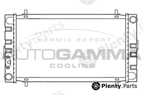Autogamma 100072 — Radiator, engine cooling
