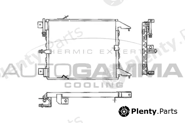 Autogamma 101564 — Condenser, air conditioning