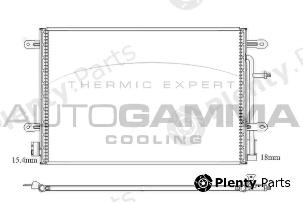 Autogamma 103826 — Condenser, air conditioning