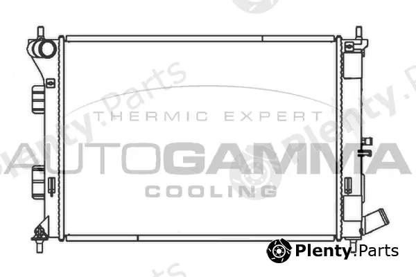 Autogamma 107331 — Radiator, engine cooling