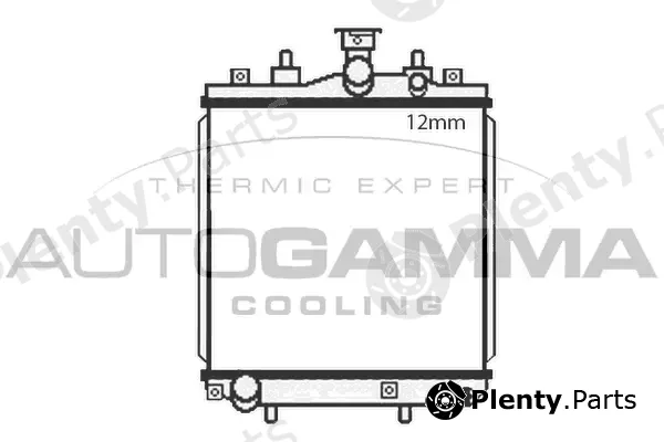 Autogamma 107948 — Radiator, engine cooling