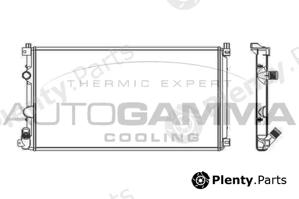 Autogamma 103739 — Radiator, engine cooling
