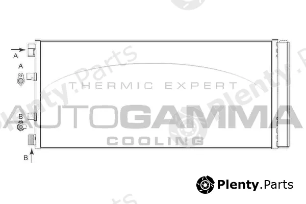 Autogamma 105714 — Condenser, air conditioning