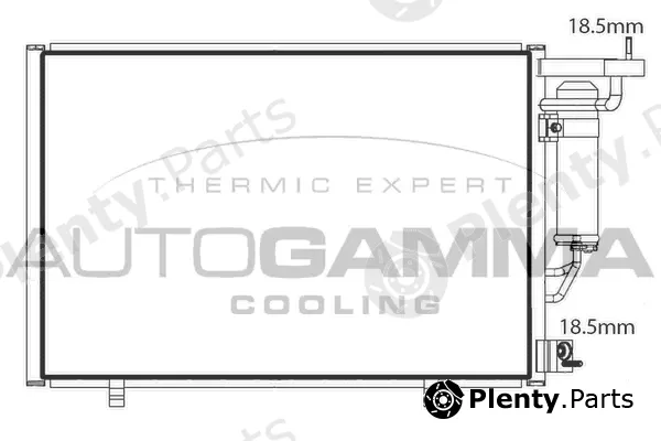 Autogamma 107901 — Condenser, air conditioning