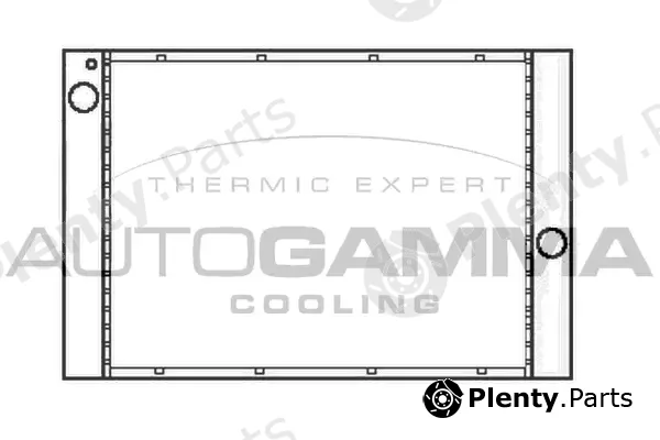Autogamma 105786 — Radiator, engine cooling