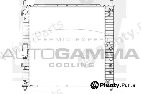 Autogamma 104865 — Radiator, engine cooling