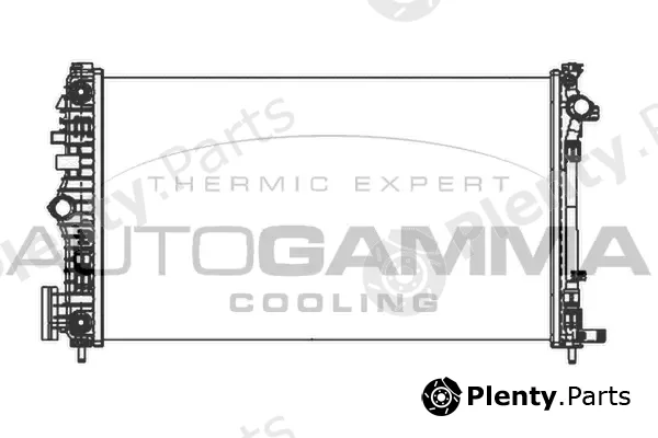 Autogamma 105323 — Radiator, engine cooling