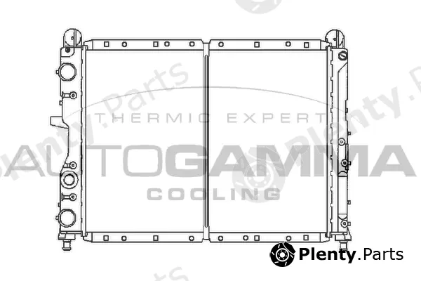 Autogamma 100014 — Radiator, engine cooling
