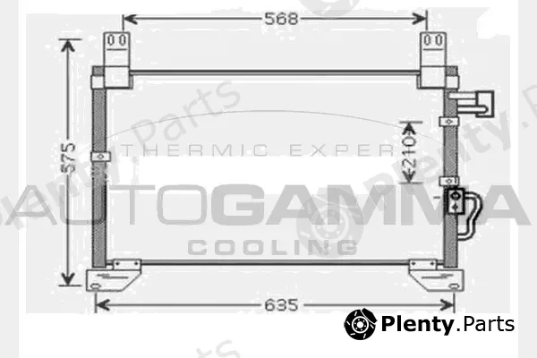 Autogamma 104441 — Condenser, air conditioning