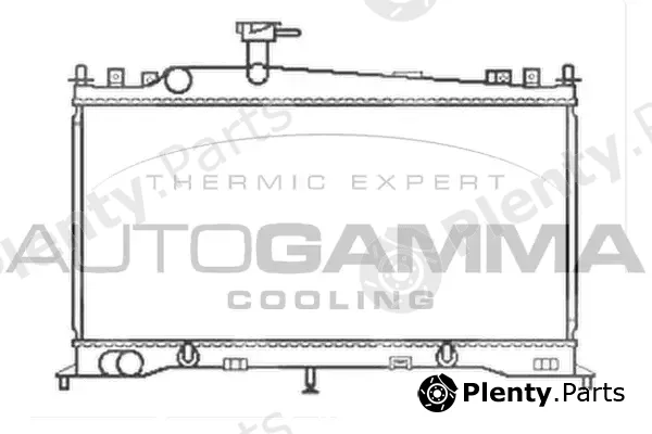 Autogamma 103439 — Radiator, engine cooling