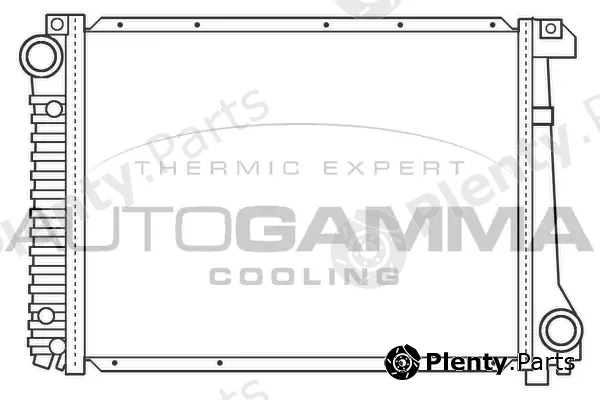 Autogamma 100130 — Radiator, engine cooling