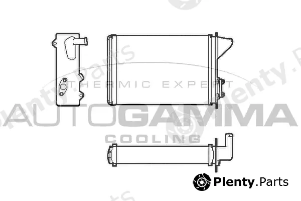 Autogamma 101667 — Heat Exchanger, interior heating
